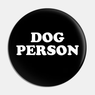 DOG PERSON Pin