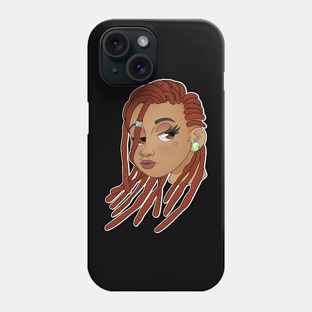 Bad Girl Phone Case by Cryptocactos 