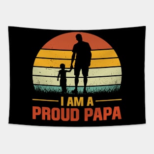 I Am A Proud Papa Tapestry