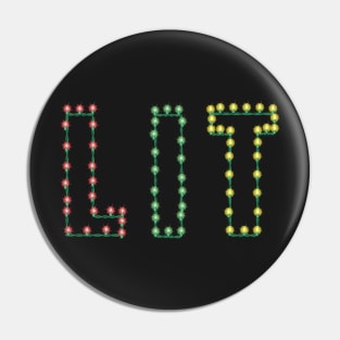 LIT-with christmas lights Pin