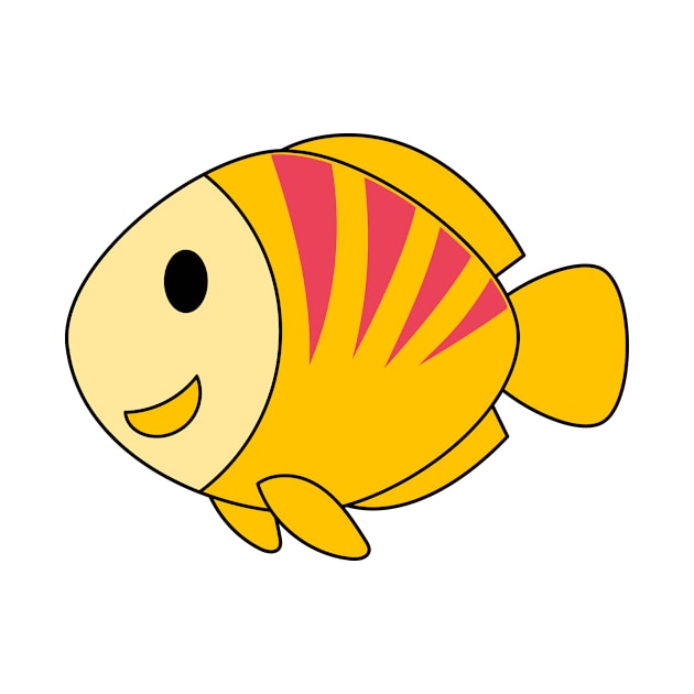 colorful fish by Cutest Sea Animals 