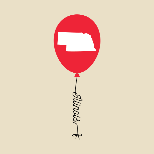 Illinois State Balloon by InspiredQuotes