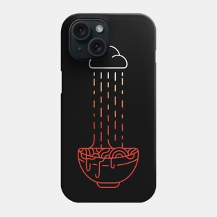 Ramen in The Rain Phone Case