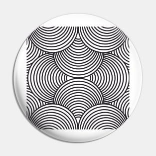 Abstract Black And White Pin