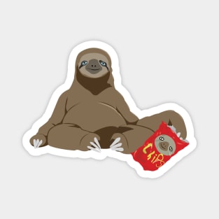 Sloth Munchies Magnet