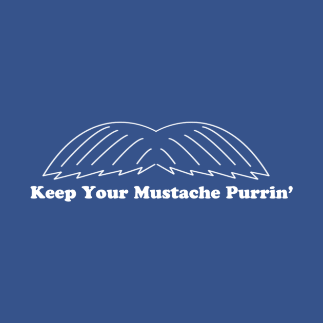 Purrin' Stache by jwalkersns