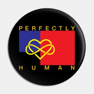 Perfectly Human - Polyamorous Pride Flag Pin