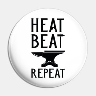 Heat Beat Repeat Pin