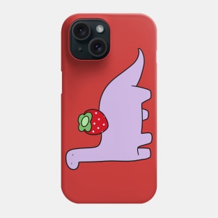 Strawberry Long Neck Dino Phone Case