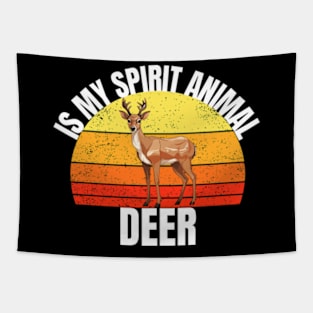 Deer Is My Spirit Animal Cute For Women, Girls Tapestry