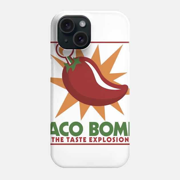 Taco Bomb Phone Case by MBK