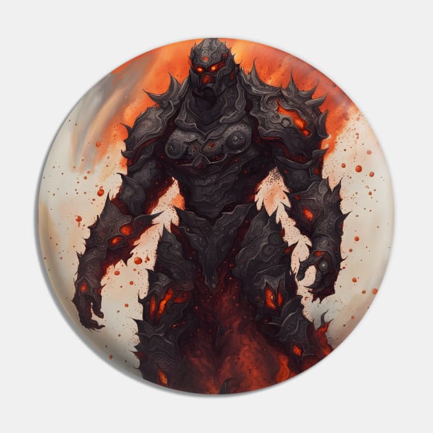 Motlen lava golem fire Pin by Bravetee