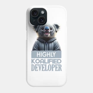 Just a Highly Koalified Developer Koala 2 Phone Case