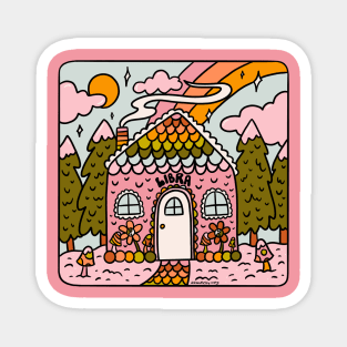 Libra Gingerbread House Magnet