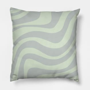Green wavy pattern Pillow