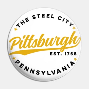 Vintage Pittsburgh Pennsylvania The Steel City USA Pin
