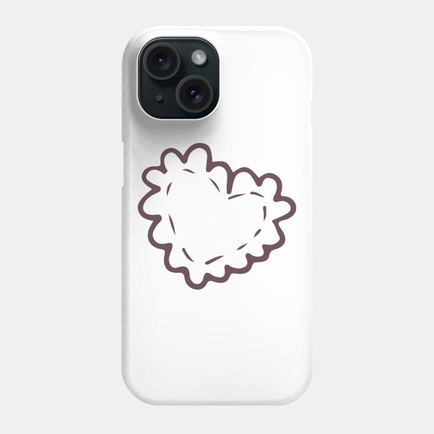 Heart shape cookie Phone Case by Happycactus