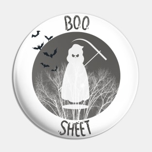 Is Boo Sheet Ghost In Mask Halloween tees Pin