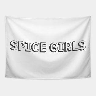 Spice Girls <//> Typography Design Tapestry