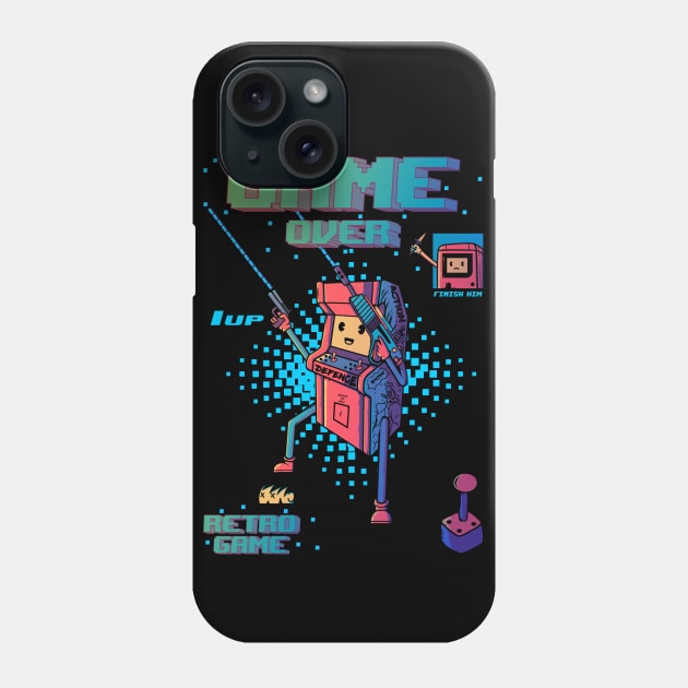 GAME OVER Phone Case by NathanRiccelle