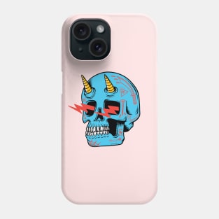 Blue Skull Phone Case