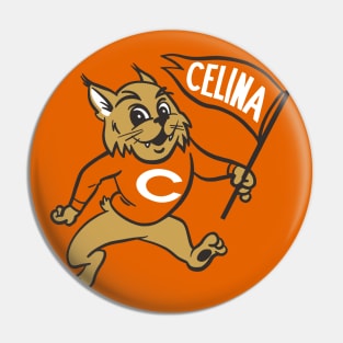 Go Bobcats - Celina Texas Bobcats Pin