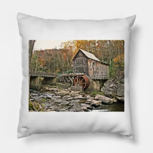 A Wheel In The Woods Pillow