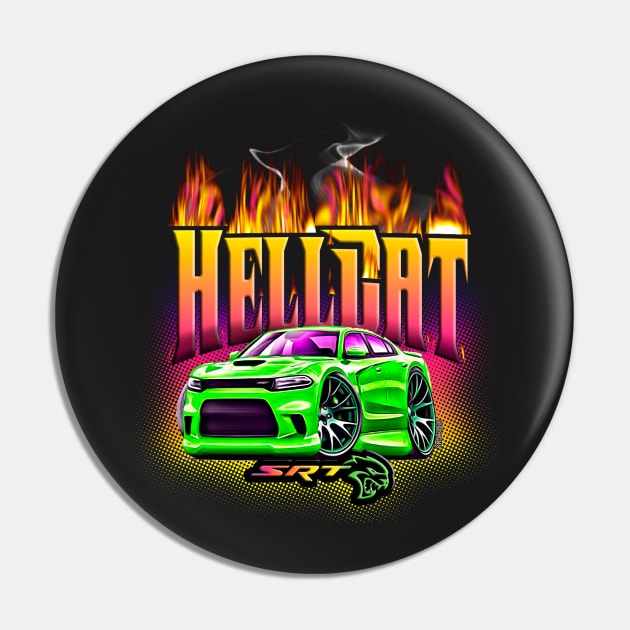 HellCat Pin by Digitanim8tor