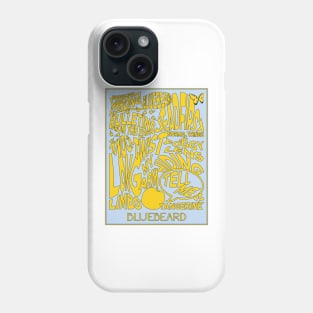 Bluebeard Poster (Tracklist) - The Brook & the Bluff Phone Case