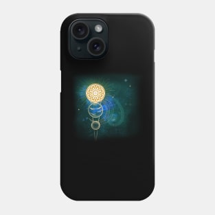 Celestial Sun Star Abstract Phone Case