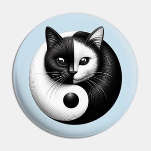 YingYang Cats Pin