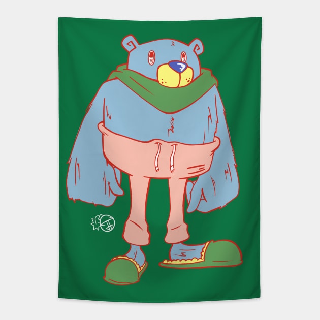 Monkey - Bot Buobo Tapestry by JbombCreative