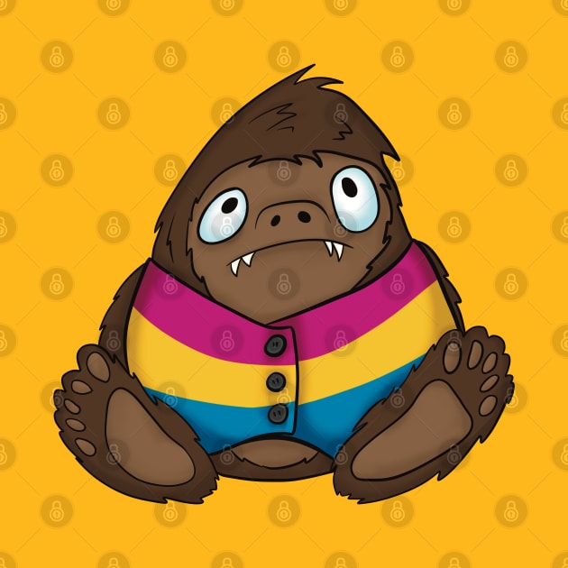 Pride Bigfoot Pansexual Vest by PepperSparkles