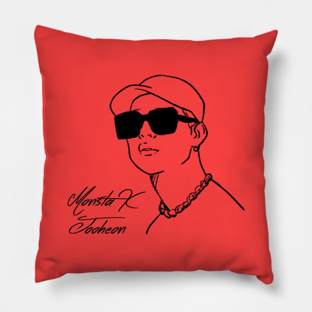 MONSTA X Jooheon Bias Pillow by KPOPBADA