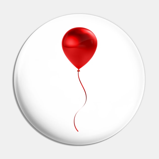 Red Balloon Pin by Multiplanetary Studios