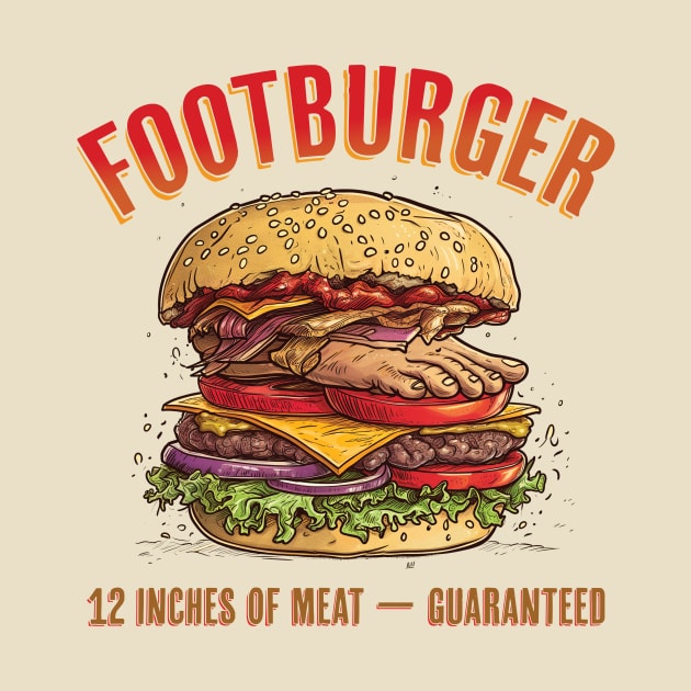 Footburger 12 Inches of Meat Guaranteed by BuzzBenson