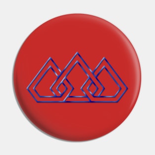 Crown Of The Unstoppable Legend (Royal Blue Steel) Pin