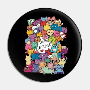 Bunch of kitties Pin