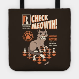 Check-Meowth Cat Chess Tote