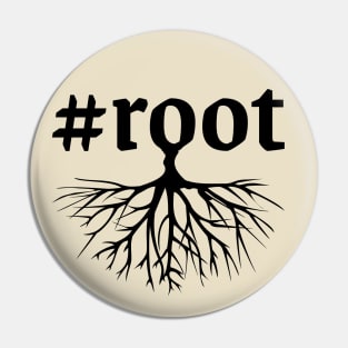 Root roots black design Pin