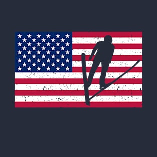 American Ski Jumping Fan T-Shirt