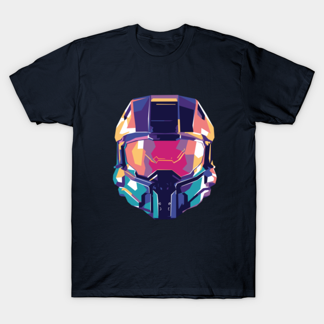 Master Chief Helmet - Halo Game - T-Shirt