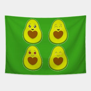 Happy Avocados Tapestry