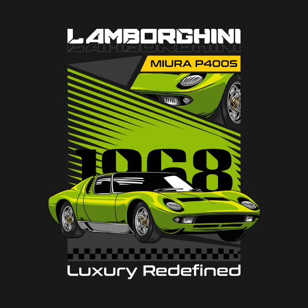 Classic Miura Supercar by milatees