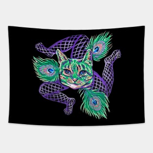 Triskelion Cat Tapestry