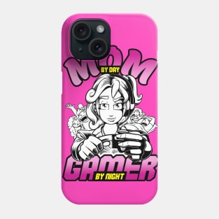 Mom By Day Gamer By Night Phone Case