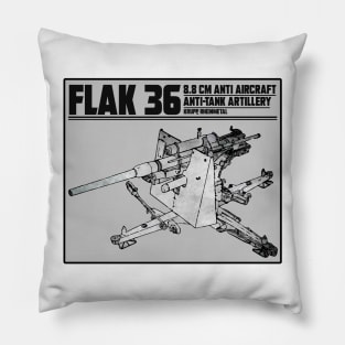 FLAK 36 ANTI AIRCRAFT Pillow