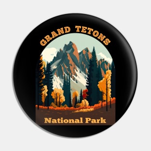 Grand Tetons National Park Pin