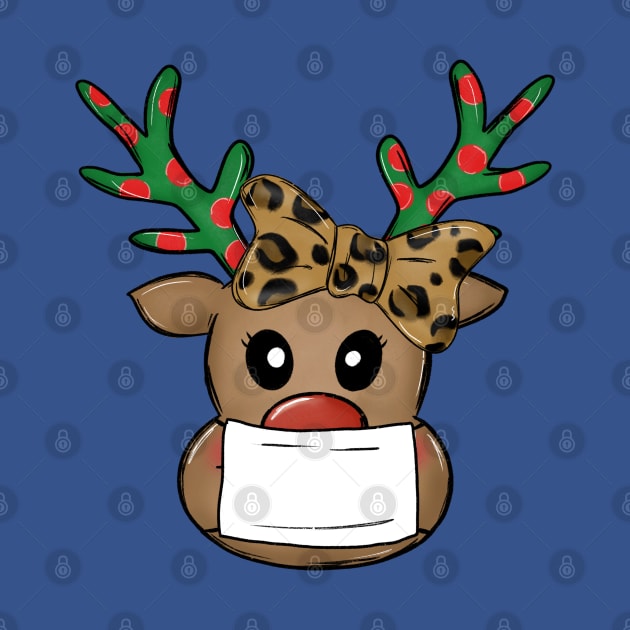 christmas reindeer by ithacaplus