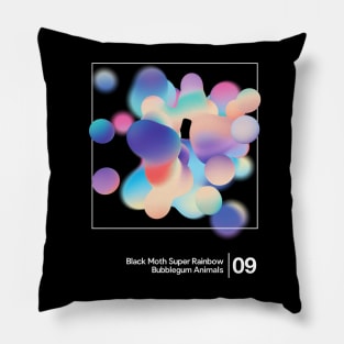 BMSR - Bubblegum Animals / Minimalist Style Graphic Design Pillow